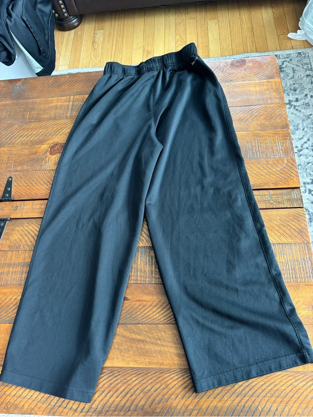 Nike Black Joggers with White Swoosh Logo